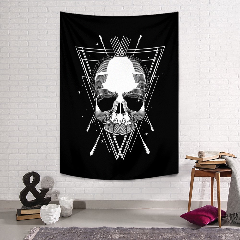 Star Skull Duvar Örtüsü